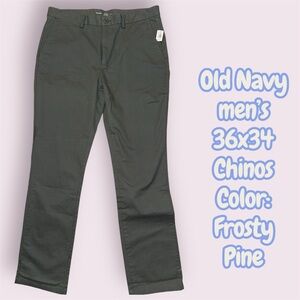 Old Navy Green Chinos men’s 36x34